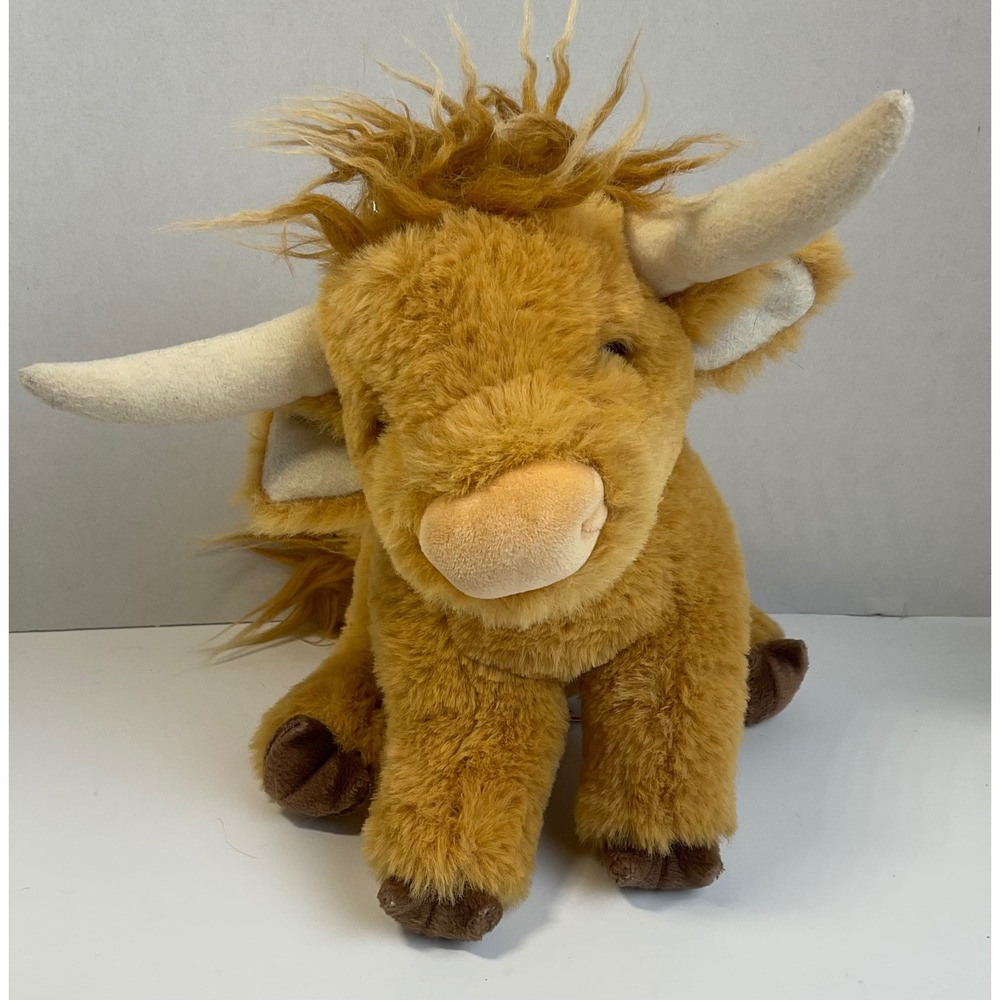 Douglas Scottie Highland Cow Softie Plush Stuffed Animal Ginger 4634 NWT